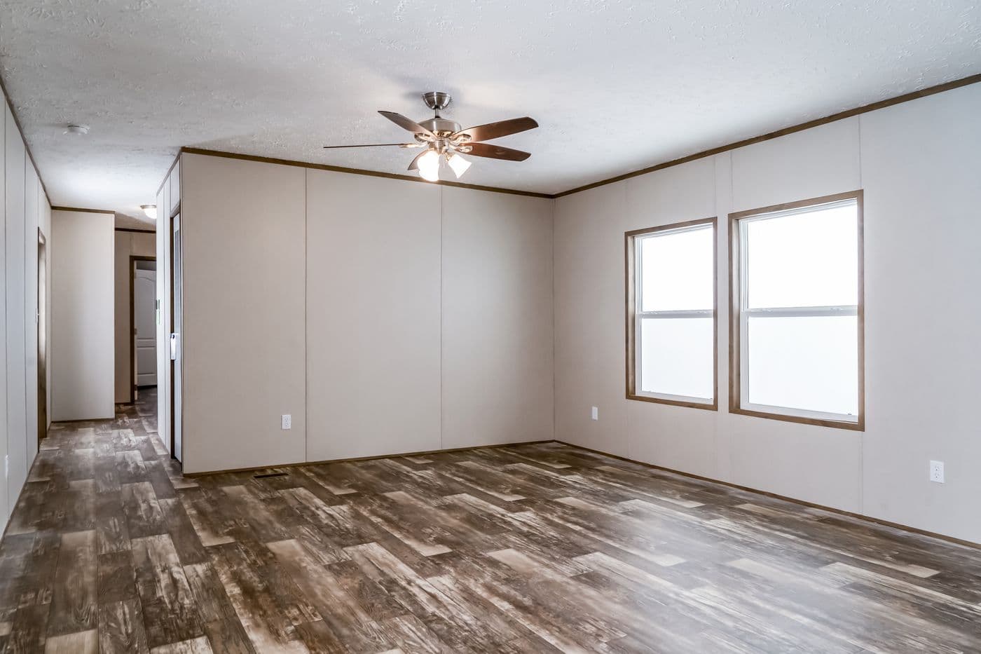 The THE BREEZE 76 Exterior. This Manufactured Mobile Home features 3 bedrooms and 2 baths.