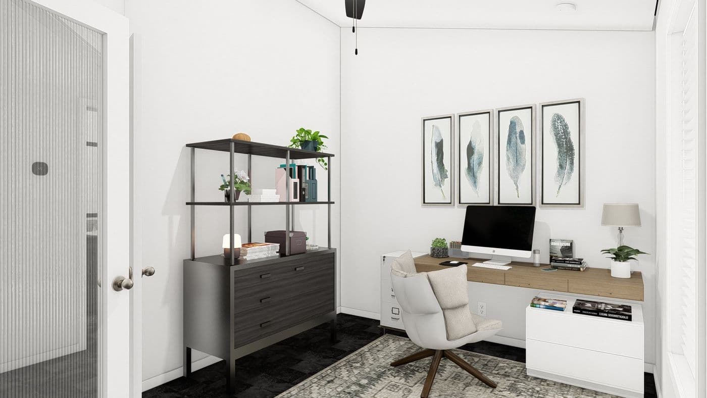 The ING564F SHASTA GW Office. This Manufactured Mobile Home features 3 bedrooms and 2 baths.