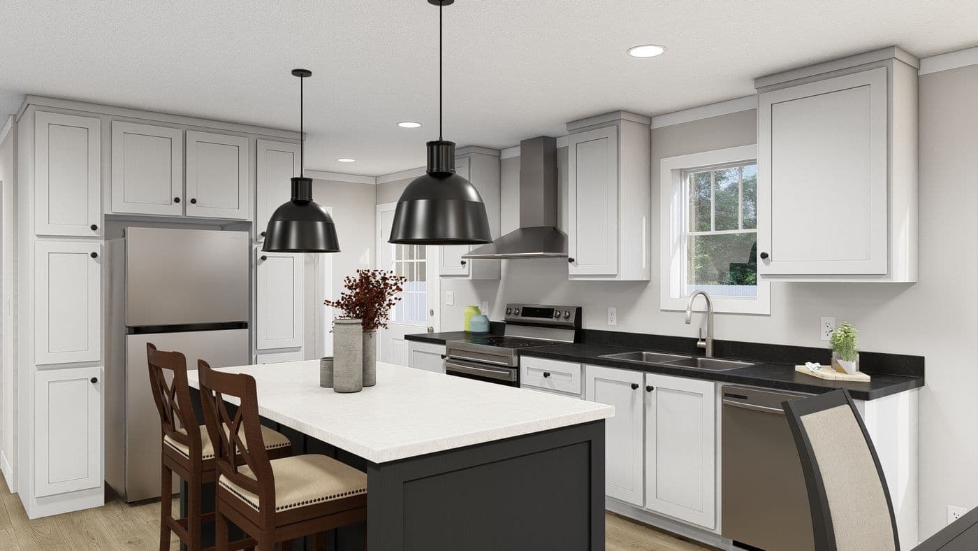 The LIMELIGHT Kitchen. This Manufactured Mobile Home features 3 bedrooms and 2 baths.