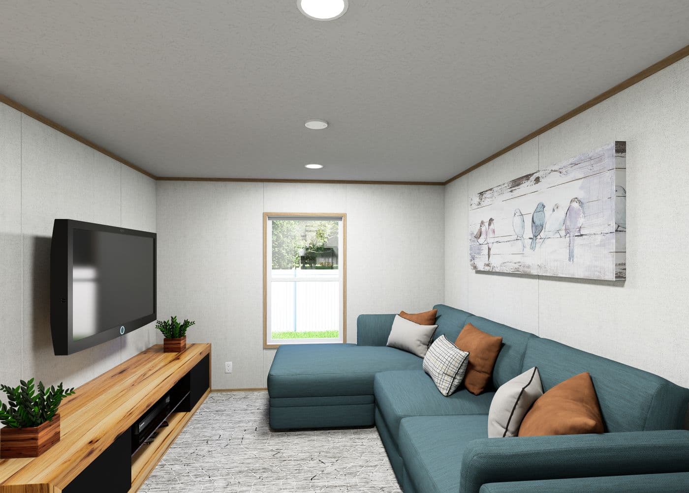 The ASPIRE Flex. This Manufactured Mobile Home features 3 bedrooms and 2 baths.