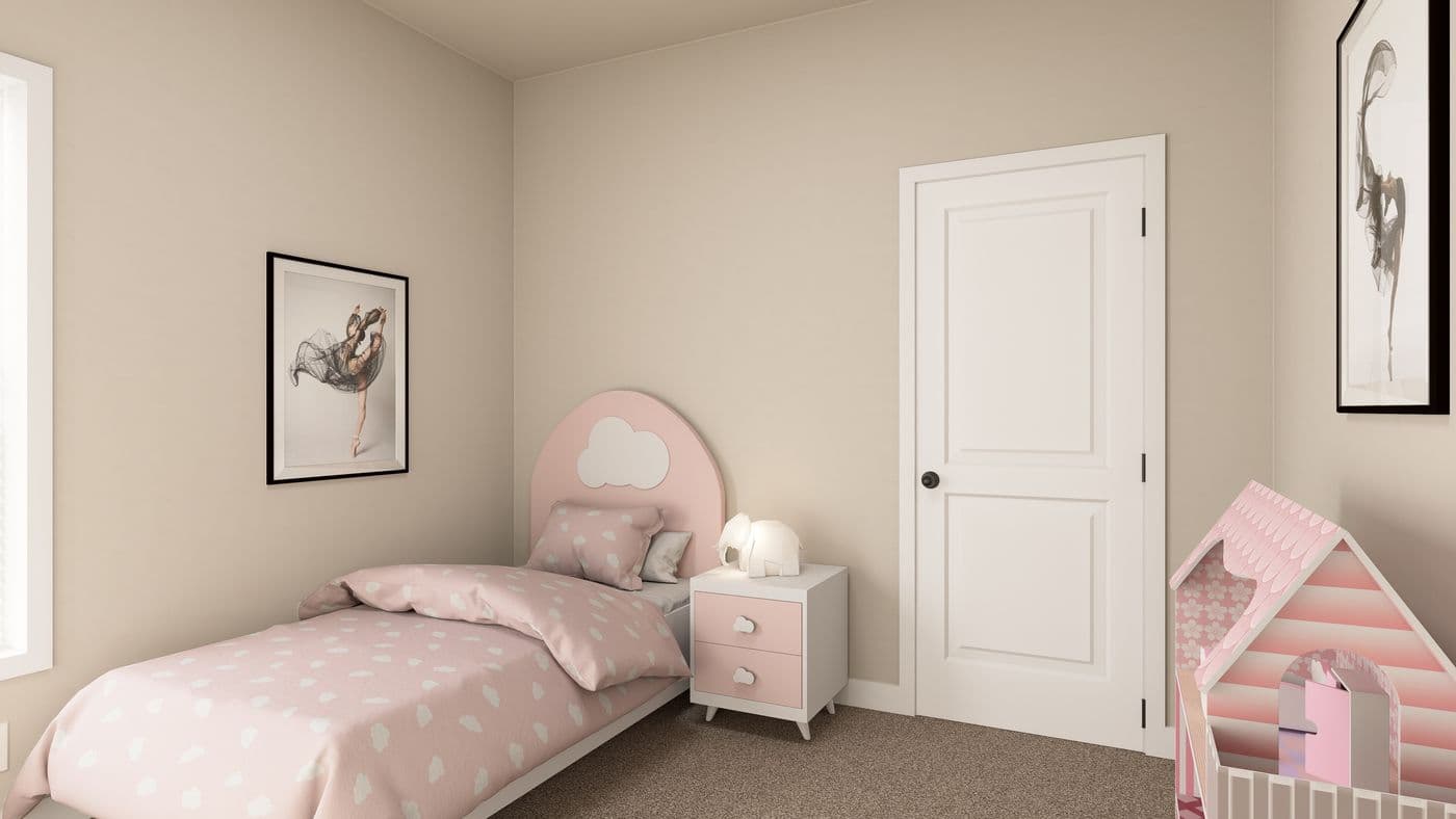 The ING764G WEEPING WILLOW GW Bedroom. This Manufactured Mobile Home features 4 bedrooms and 2 baths.