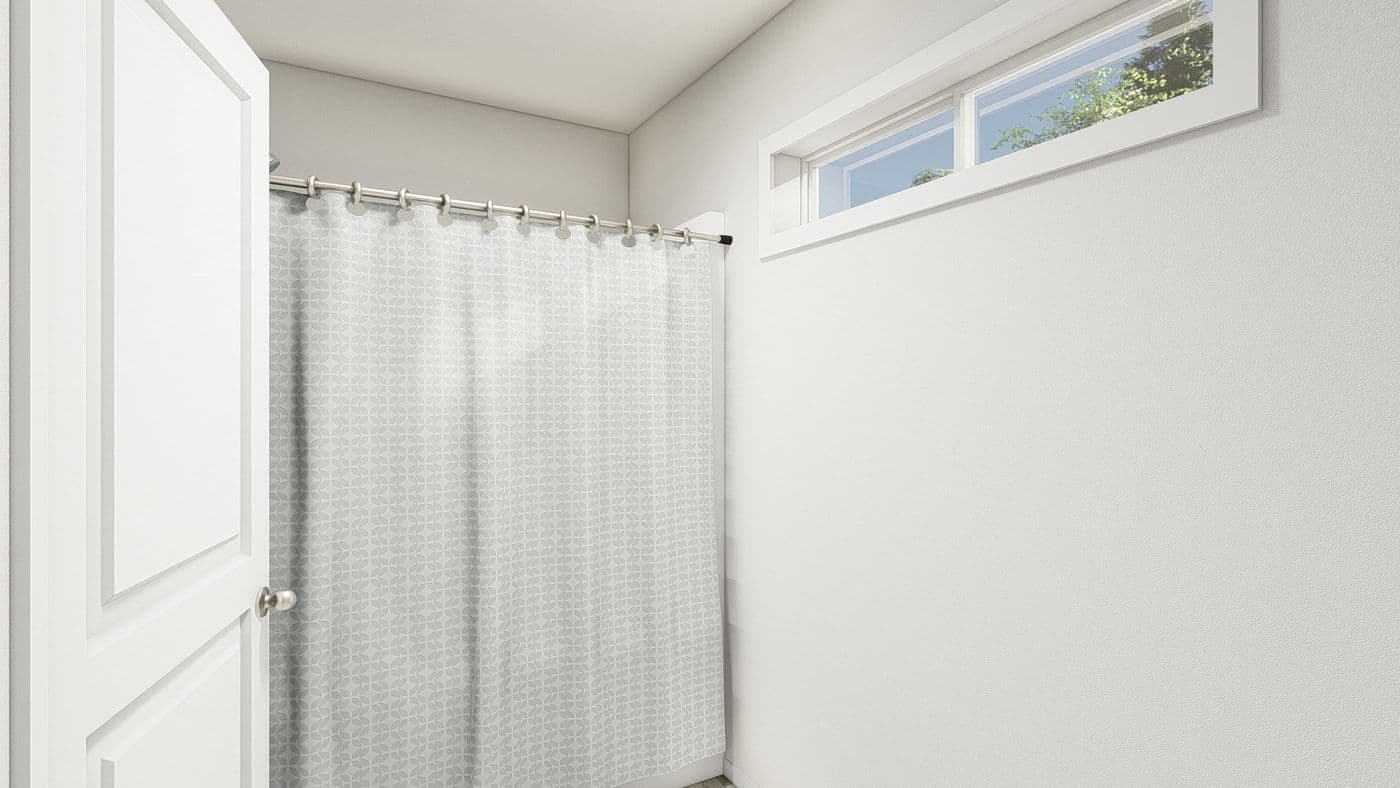 The DRM601F 60' DREAM Guest Bathroom. This Manufactured Mobile Home features 4 bedrooms and 2 baths.