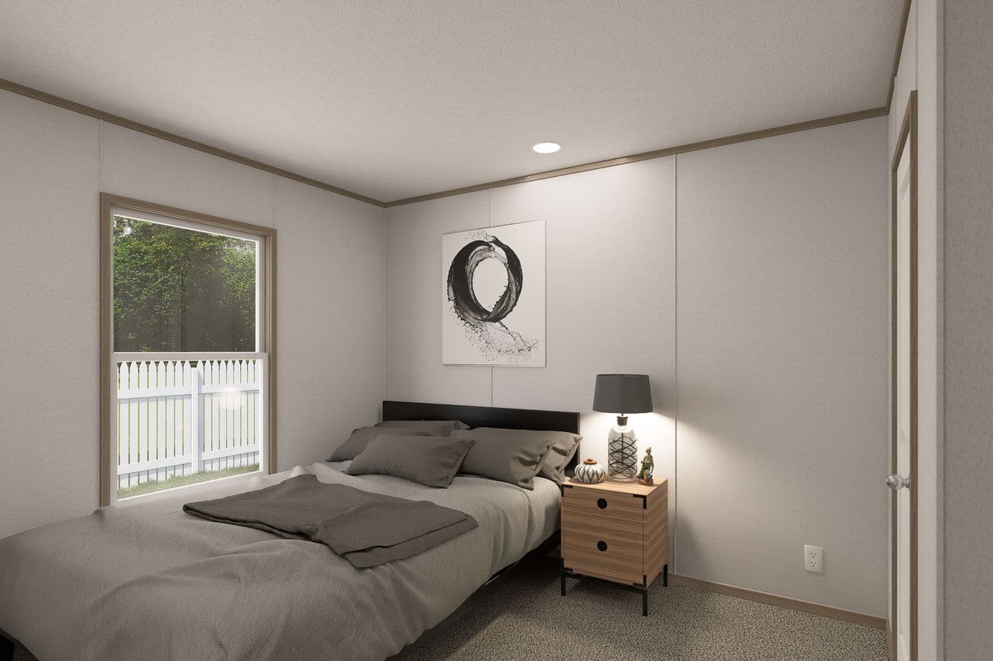 The THE EAGLE 48 Bedroom. This Manufactured Mobile Home features 3 bedrooms and 2 baths.