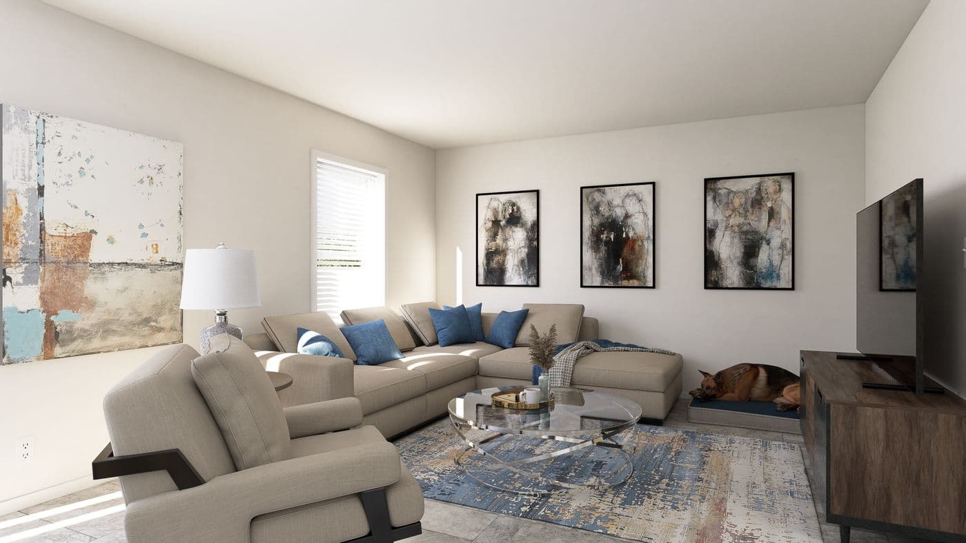 The SLE 561F Den. This Manufactured Mobile Home features 3 bedrooms and 2 baths.