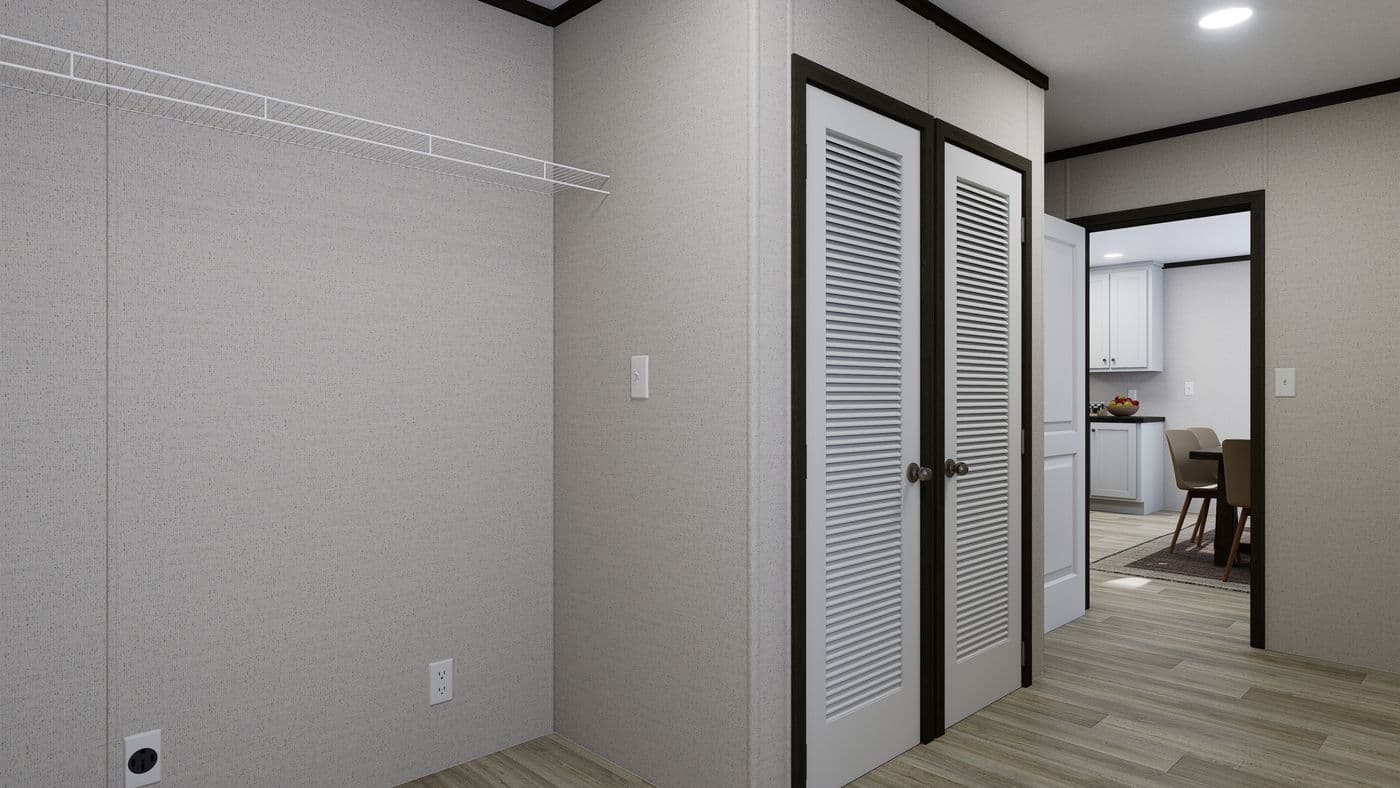 The FLOURISH Utility Room. This Manufactured Mobile Home features 3 bedrooms and 2 baths.