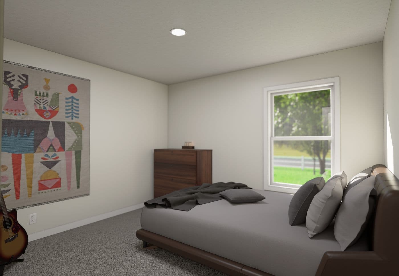 The 5021 IMAGINE Guest Bedroom. This Manufactured Mobile Home features 3 bedrooms and 2 baths.