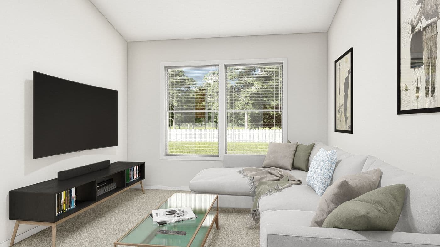 The QL604K CLAYTON Bonus Room. This Manufactured Mobile Home features 4 bedrooms and 2 baths.