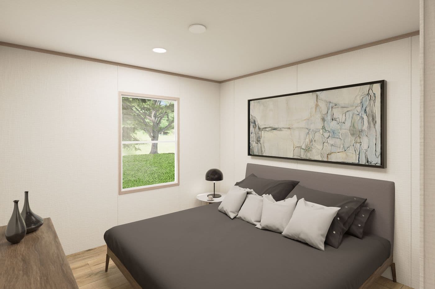 The ULTRA FLEX Bedroom. This Manufactured Mobile Home features 4 bedrooms and 2 baths.