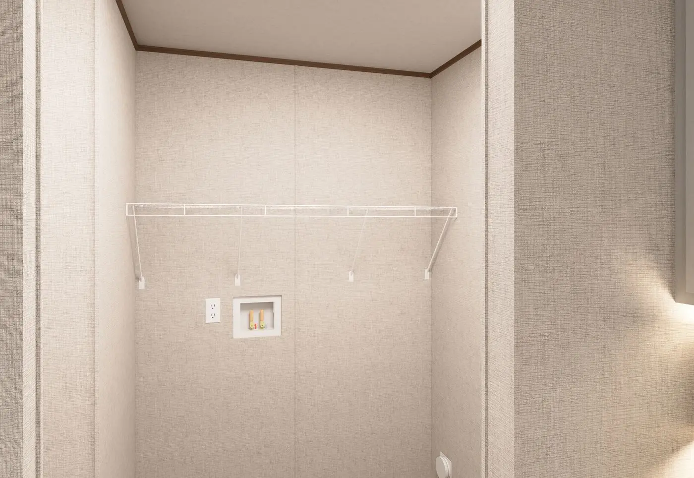 The SPRUCE Utility Room. This Manufactured Mobile Home features 3 bedrooms and 2 baths.