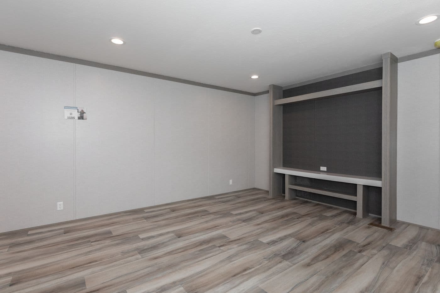 The THE PANTRY HOUSE Living Room. This Manufactured Mobile Home features 3 bedrooms and 2 baths.