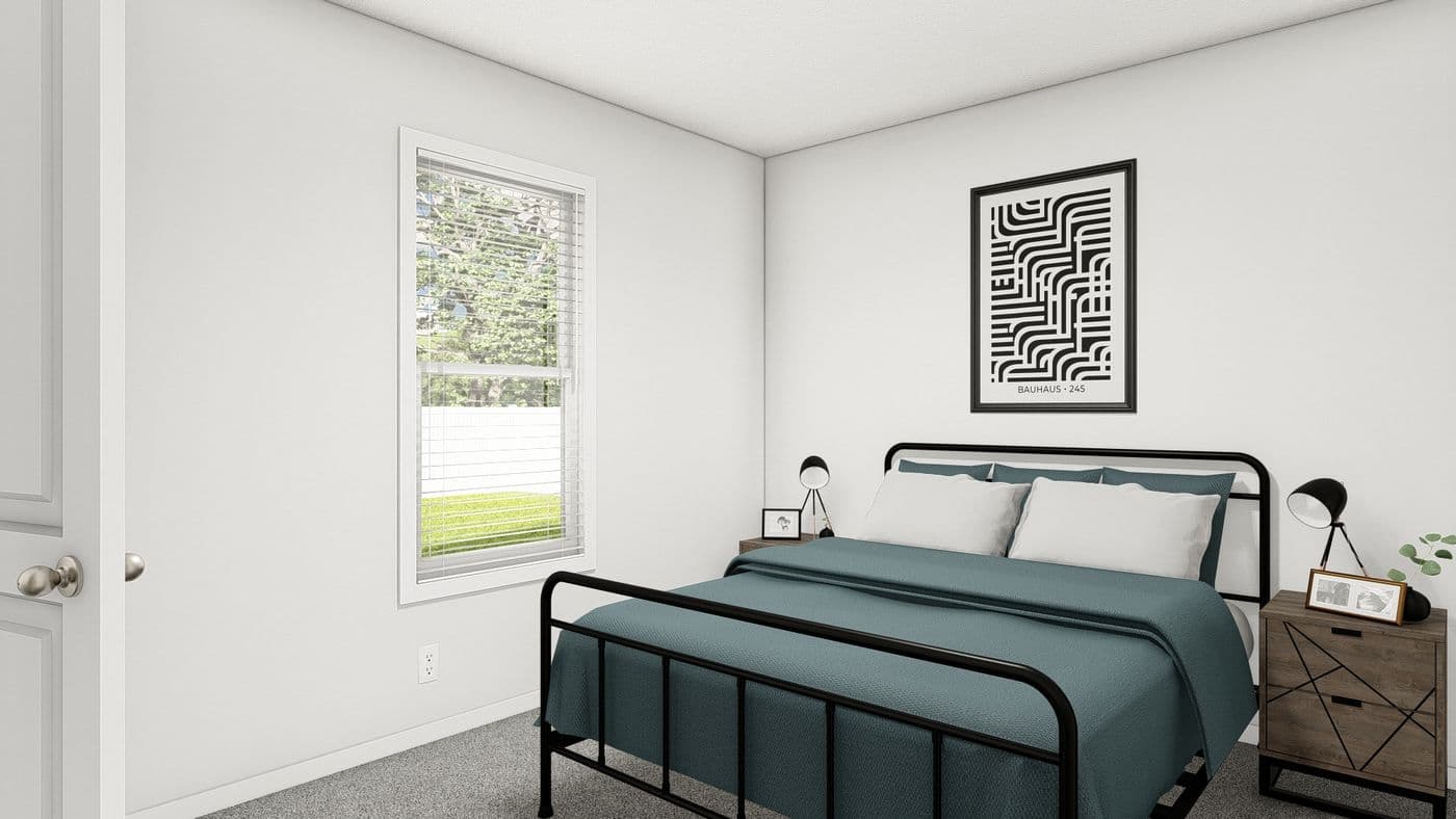 The DRM486F 48' DREAM Bedroom. This Manufactured Mobile Home features 4 bedrooms and 2 baths.