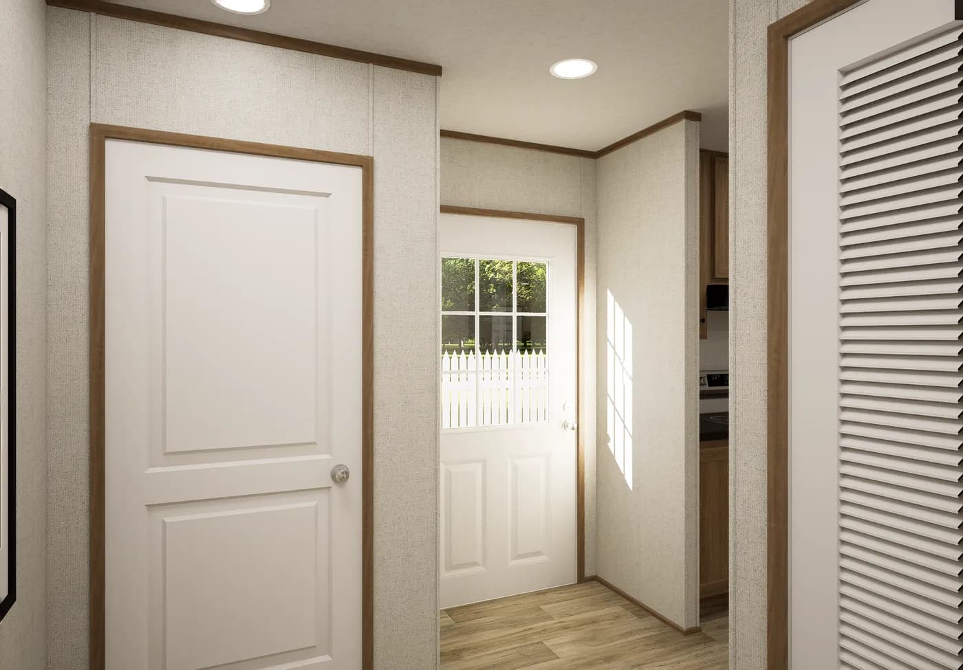The GROVE Utility Room. This Manufactured Mobile Home features 3 bedrooms and 2 baths.