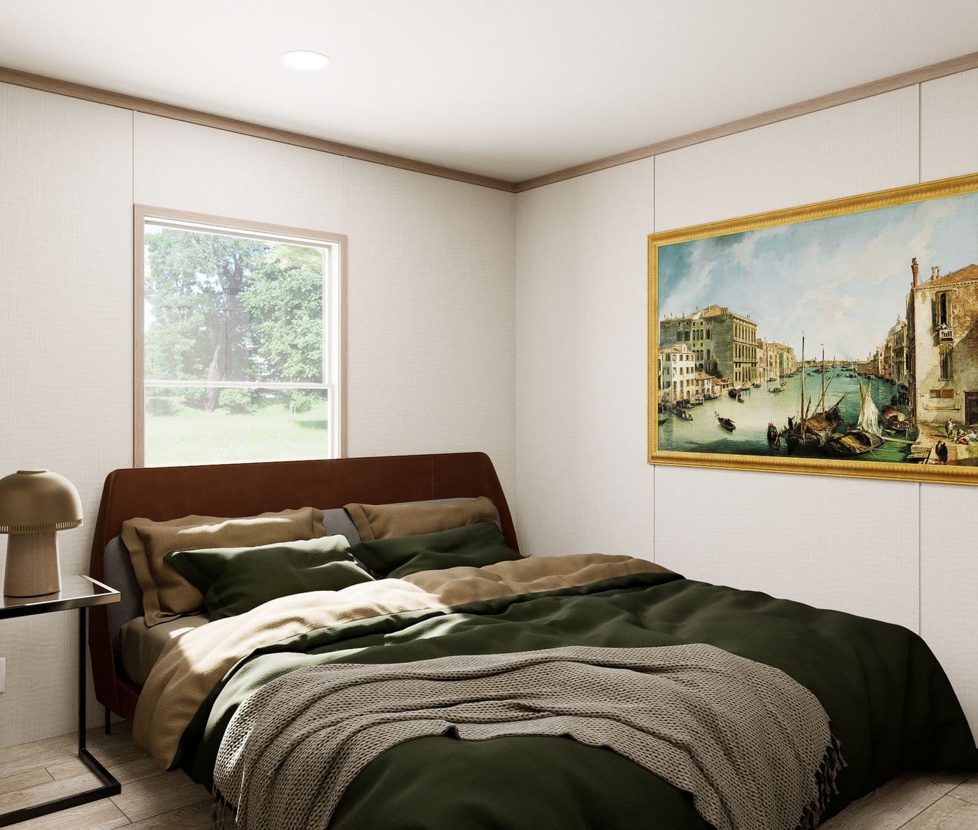 The ULTRA FLEX 60 Bedroom. This Manufactured Mobile Home features 3 bedrooms and 2 baths.