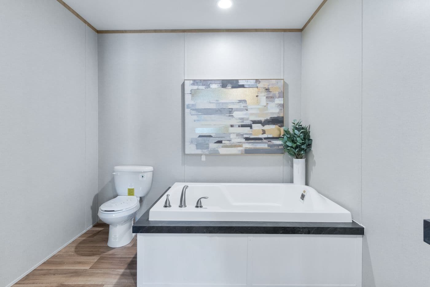 The ASPIRE Primary Bathroom. This Manufactured Mobile Home features 3 bedrooms and 2 baths.