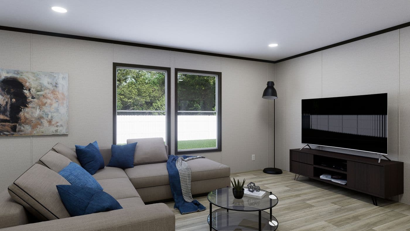 The VENTURE Den. This Manufactured Mobile Home features 4 bedrooms and 2 baths.
