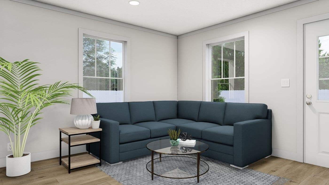 The ROCKET MAN Den. This Manufactured Mobile Home features 3 bedrooms and 2 baths.