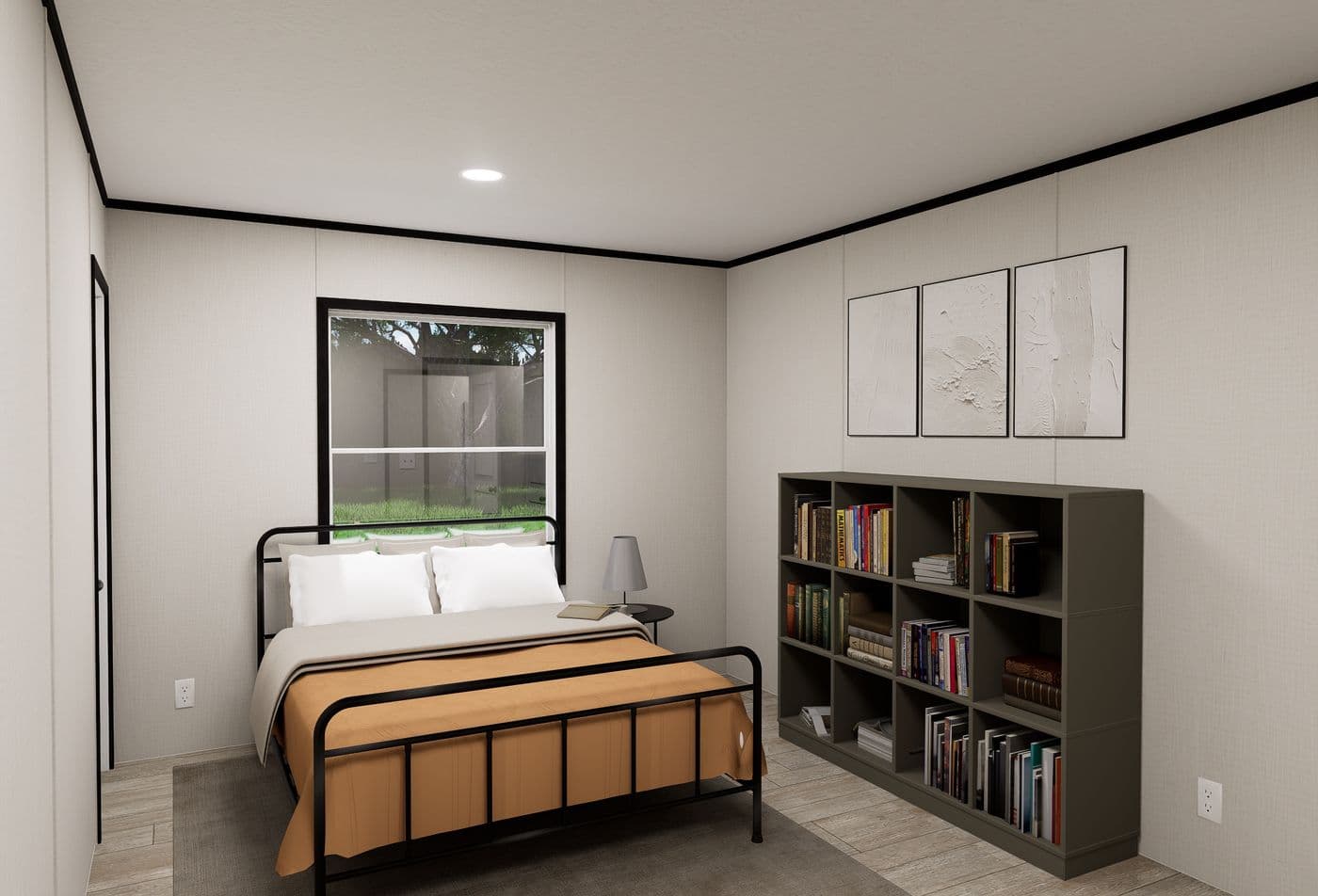 The ULTRA FLEX JEWEL GRANDE Bedroom. This Manufactured Mobile Home features 4 bedrooms and 2 baths.