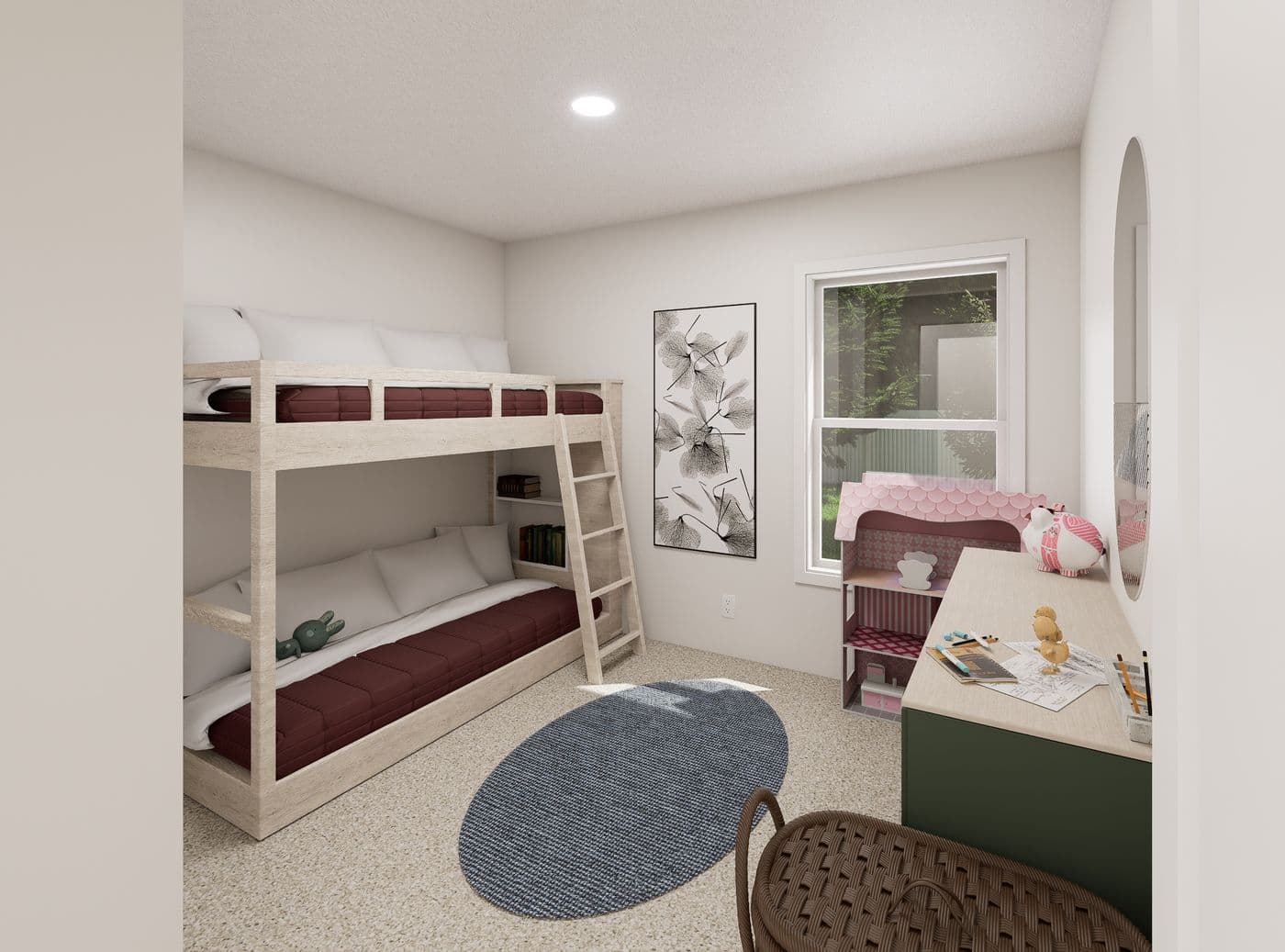 The 5029 IMAGINE Guest Bedroom. This Manufactured Mobile Home features 2 bedrooms and 2 baths.