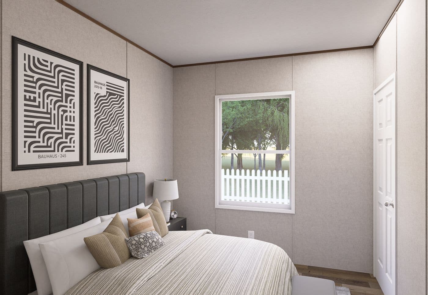 The ASPEN Guest Bedroom. This Manufactured Mobile Home features 3 bedrooms and 2 baths.