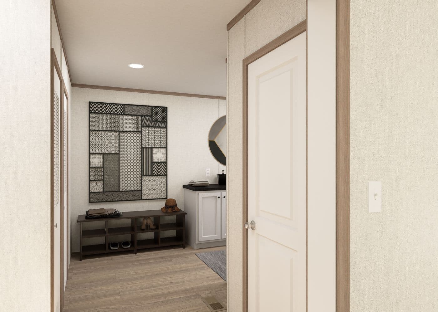 The THE RESERVE 60 Utility Room. This Manufactured Mobile Home features 3 bedrooms and 2 baths.