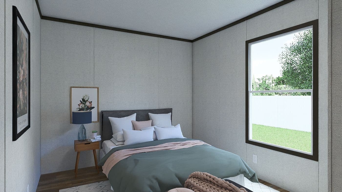 The REVEAL Guest Bedroom. This Manufactured Mobile Home features 3 bedrooms and 2 baths.
