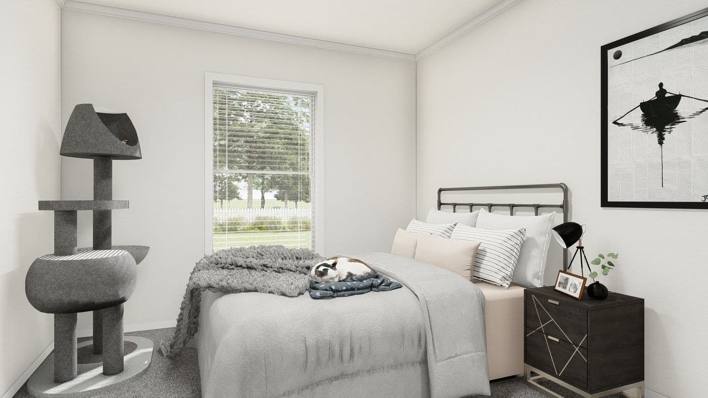 The DRM601F 60' DREAM Bedroom. This Manufactured Mobile Home features 4 bedrooms and 2 baths.