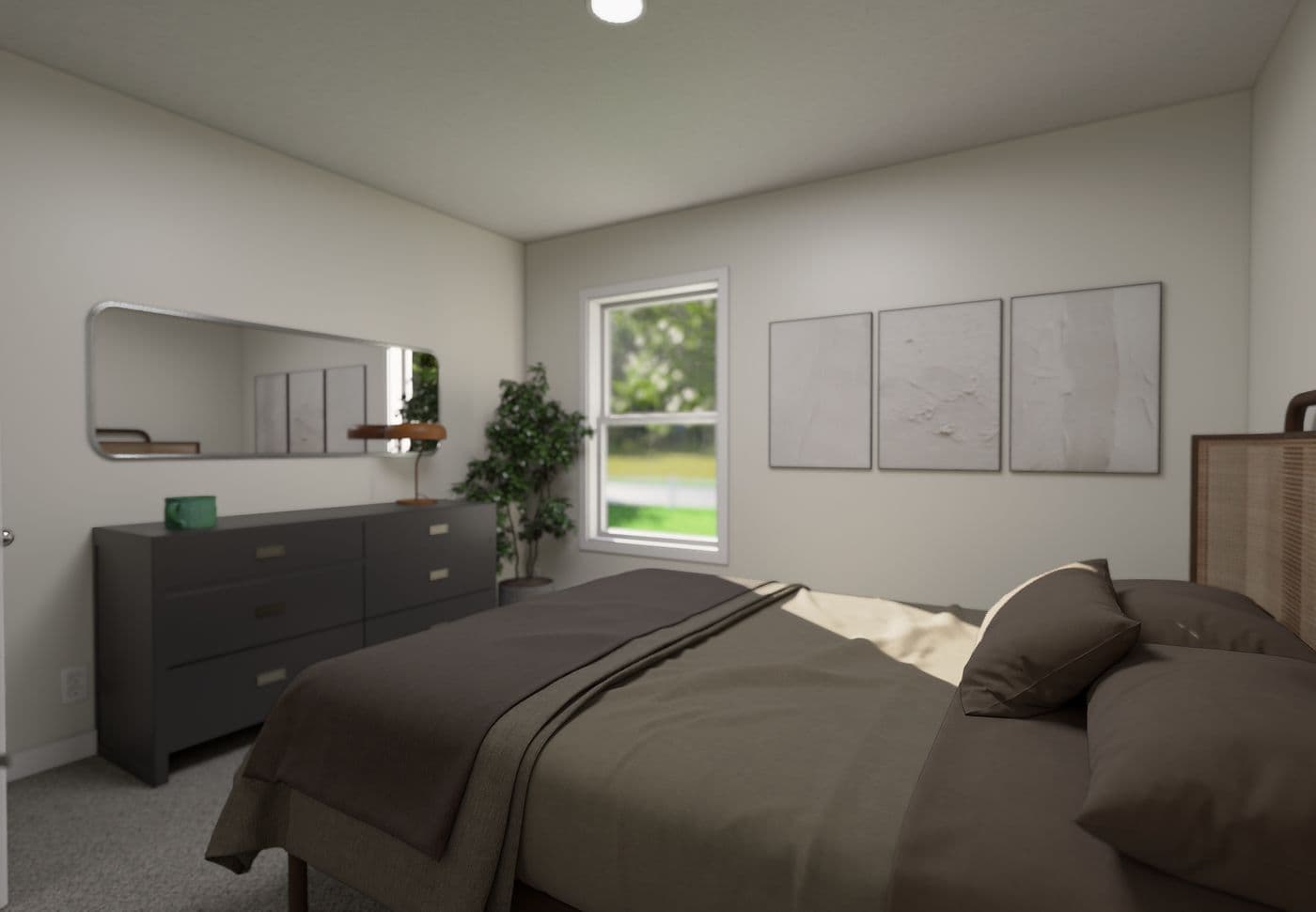 The 5021 IMAGINE Guest Bedroom. This Manufactured Mobile Home features 3 bedrooms and 2 baths.