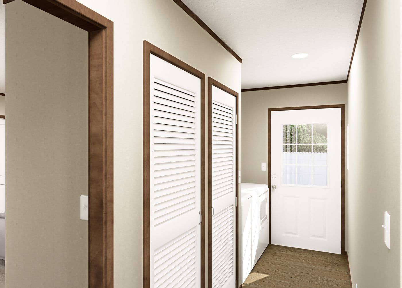 The MAGELLAN Utility Room. This Manufactured Mobile Home features 3 bedrooms and 2 baths.