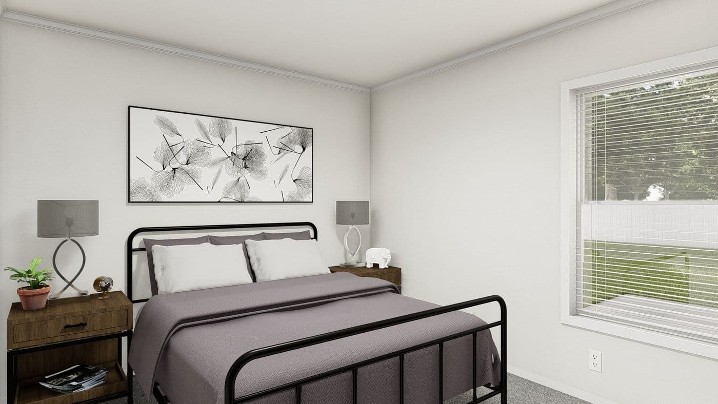 The DRM601F 60' DREAM Bedroom. This Manufactured Mobile Home features 4 bedrooms and 2 baths.