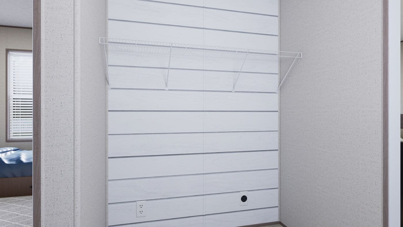 The GLACIER VISTA Utility Room. This Manufactured Mobile Home features 4 bedrooms and 2 baths.