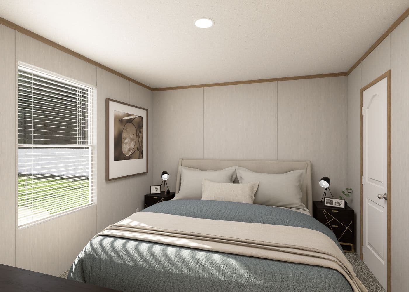 The THE RESERVE 76 Bedroom. This Manufactured Mobile Home features 4 bedrooms and 2 baths.