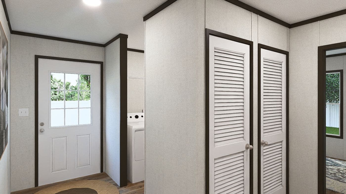 The OCCASION Utility Room. This Manufactured Mobile Home features 4 bedrooms and 2 baths.