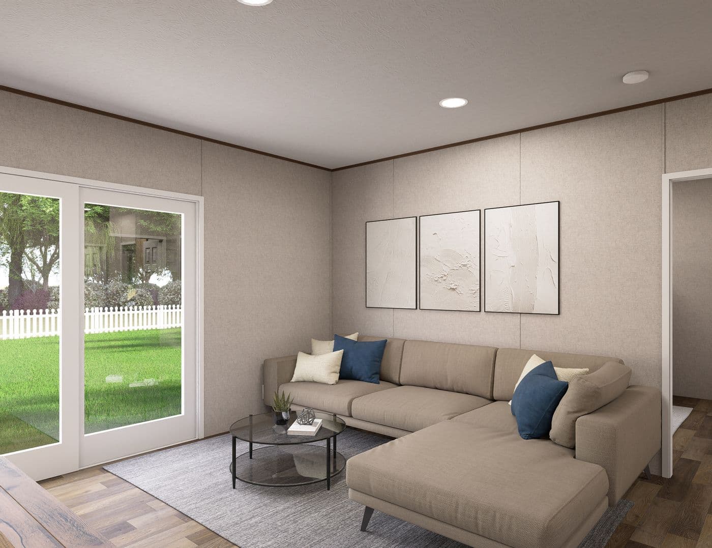 The OAK Flex. This Manufactured Mobile Home features 4 bedrooms and 2 baths.