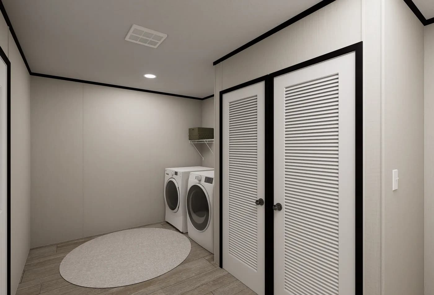 The ULTRA FLEX JEWEL GRANDE Utility Room. This Manufactured Mobile Home features 4 bedrooms and 2 baths.