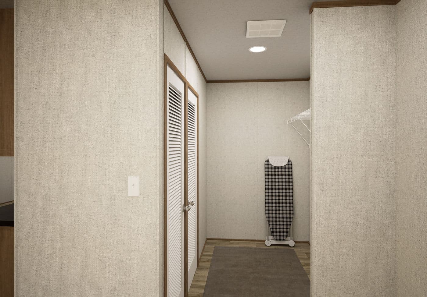 The GROVE Utility Room. This Manufactured Mobile Home features 3 bedrooms and 2 baths.