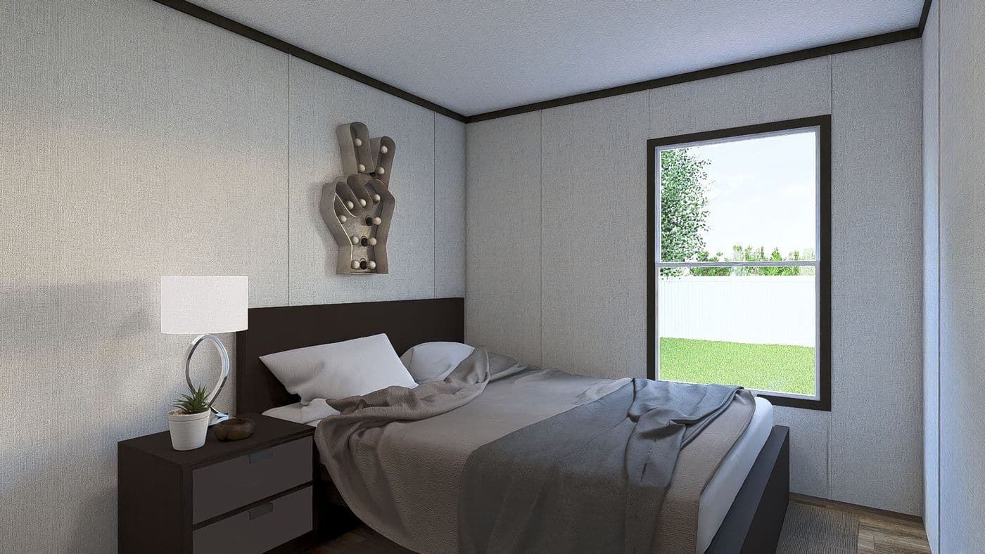 The REVEAL Guest Bedroom. This Manufactured Mobile Home features 3 bedrooms and 2 baths.