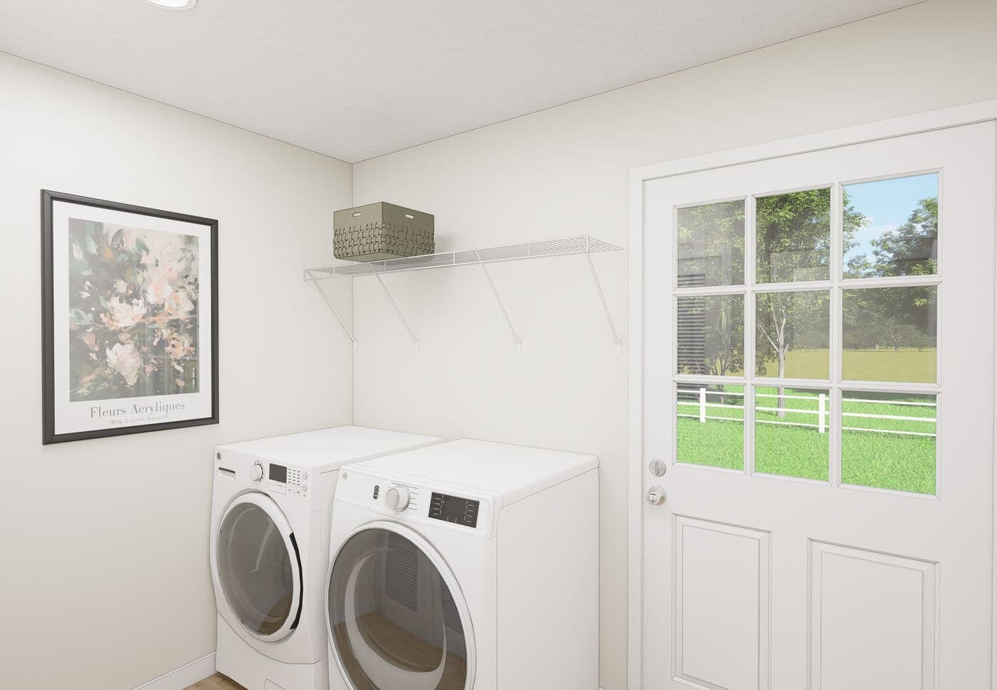 The 5021 IMAGINE Utility Room. This Manufactured Mobile Home features 3 bedrooms and 2 baths.