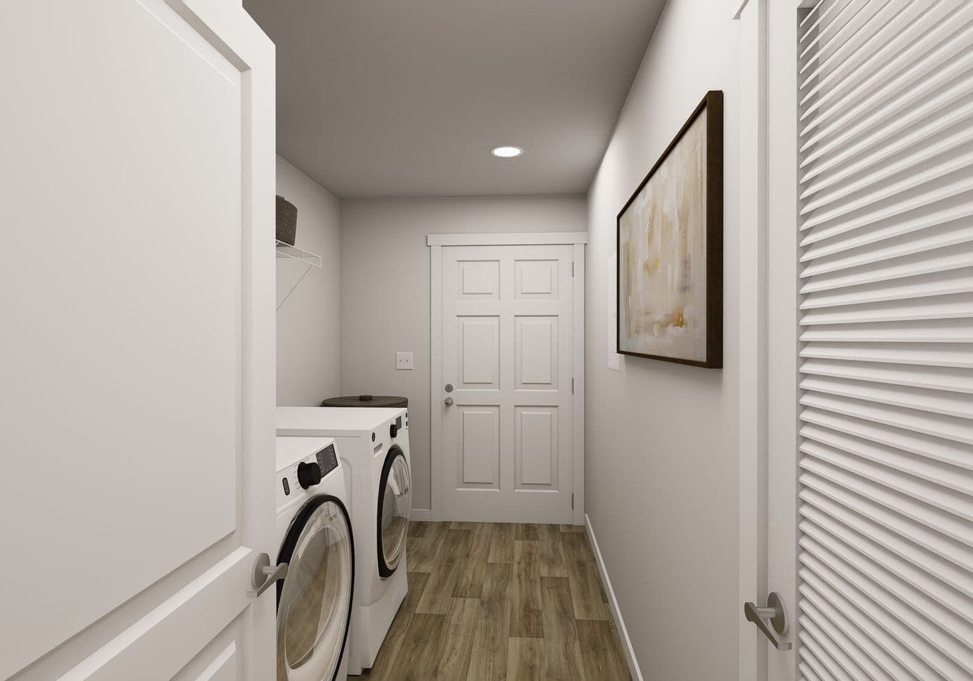The RIGHT CHOICE 109 Utility Room. This Manufactured Mobile Home features 4 bedrooms and 2 baths.