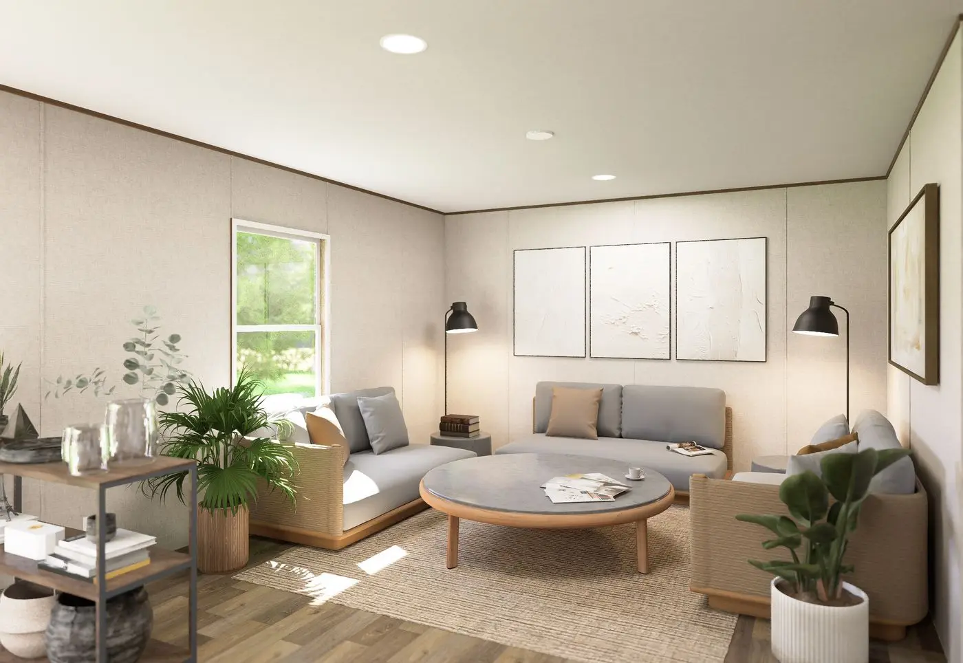 The CEDAR Den. This Manufactured Mobile Home features 3 bedrooms and 2 baths.