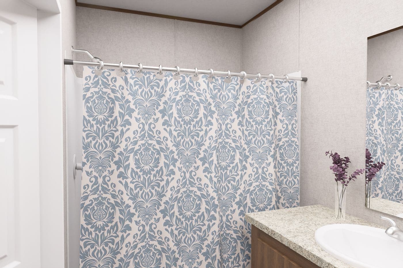 The BIRCH Primary Bathroom. This Manufactured Mobile Home features 3 bedrooms and 2 baths.