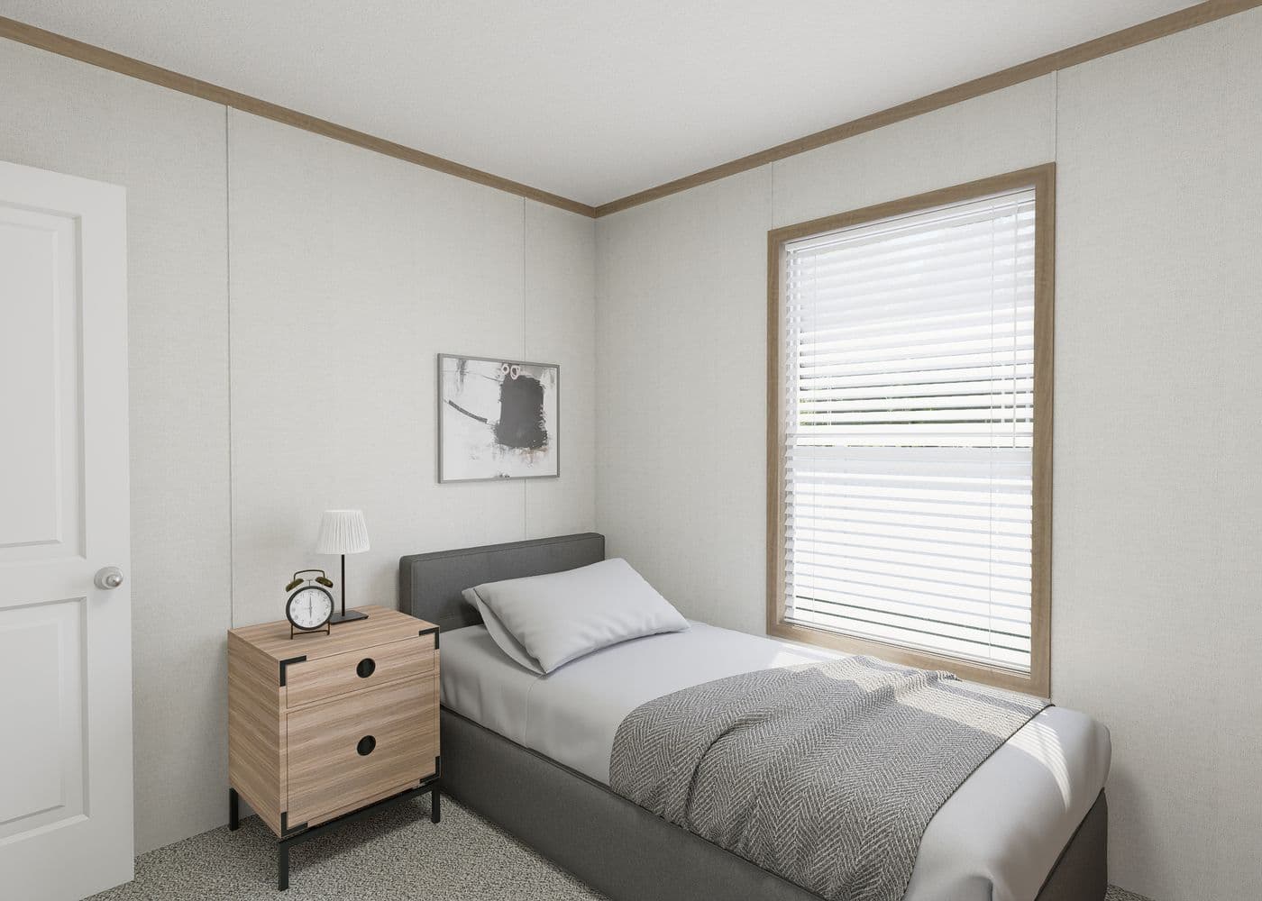 The THE RESERVE 52 Bedroom. This Manufactured Mobile Home features 3 bedrooms and 2 baths.