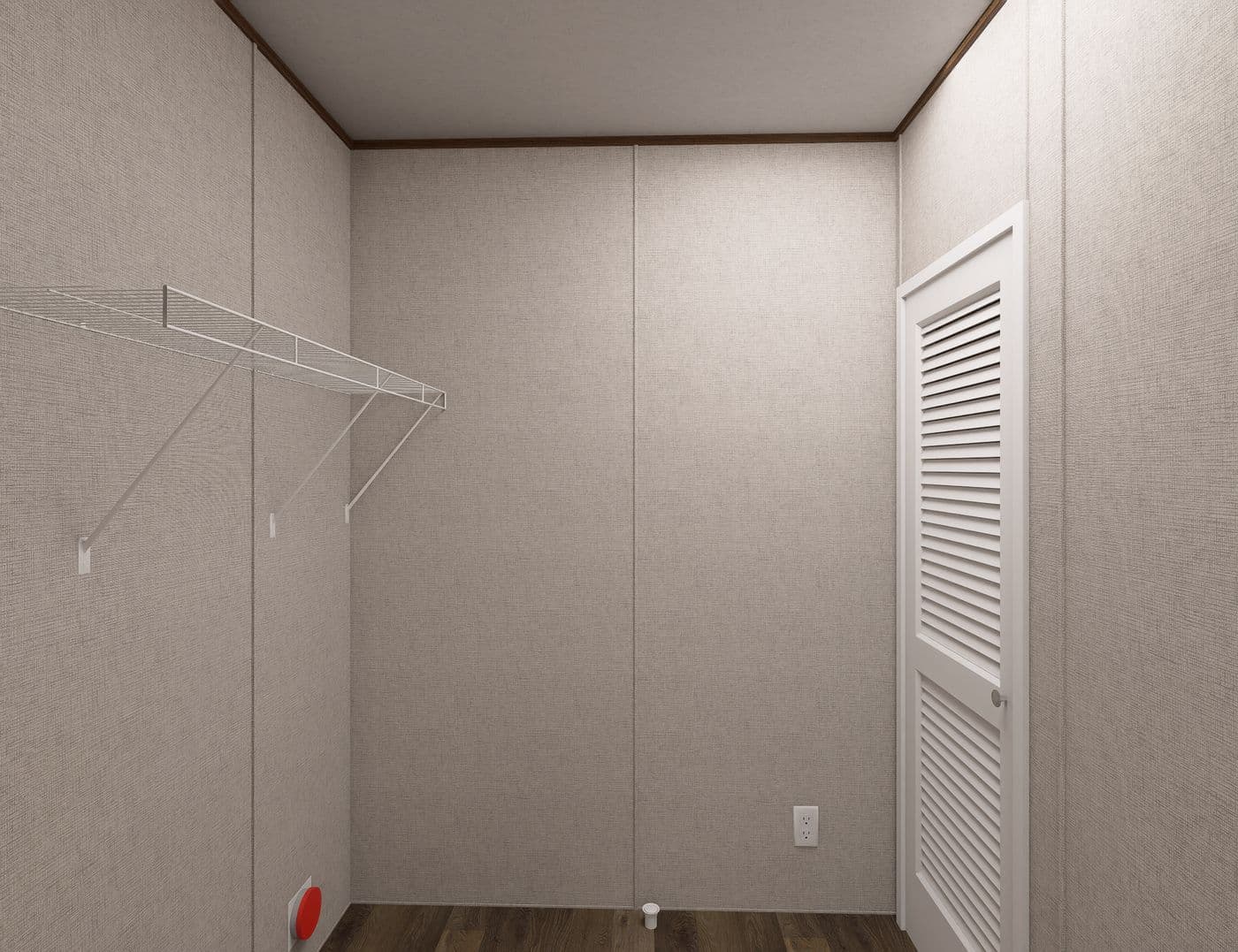 The DOGWOOD Utility Room. This Manufactured Mobile Home features 2 bedrooms and 2 baths.
