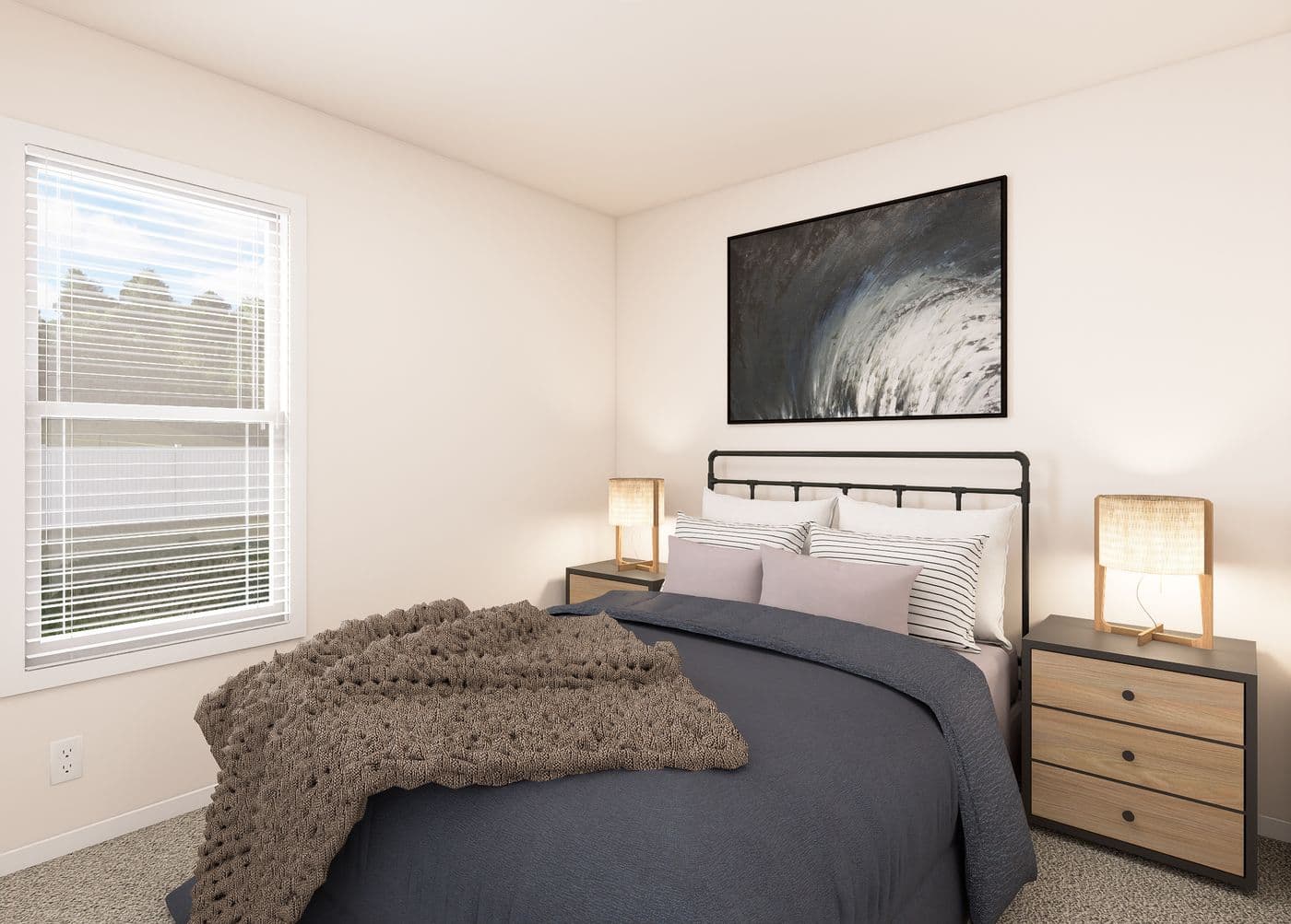 The DRM402P 2040' DREAM Bedroom. This Manufactured Mobile Home features 2 bedrooms and 2 baths.