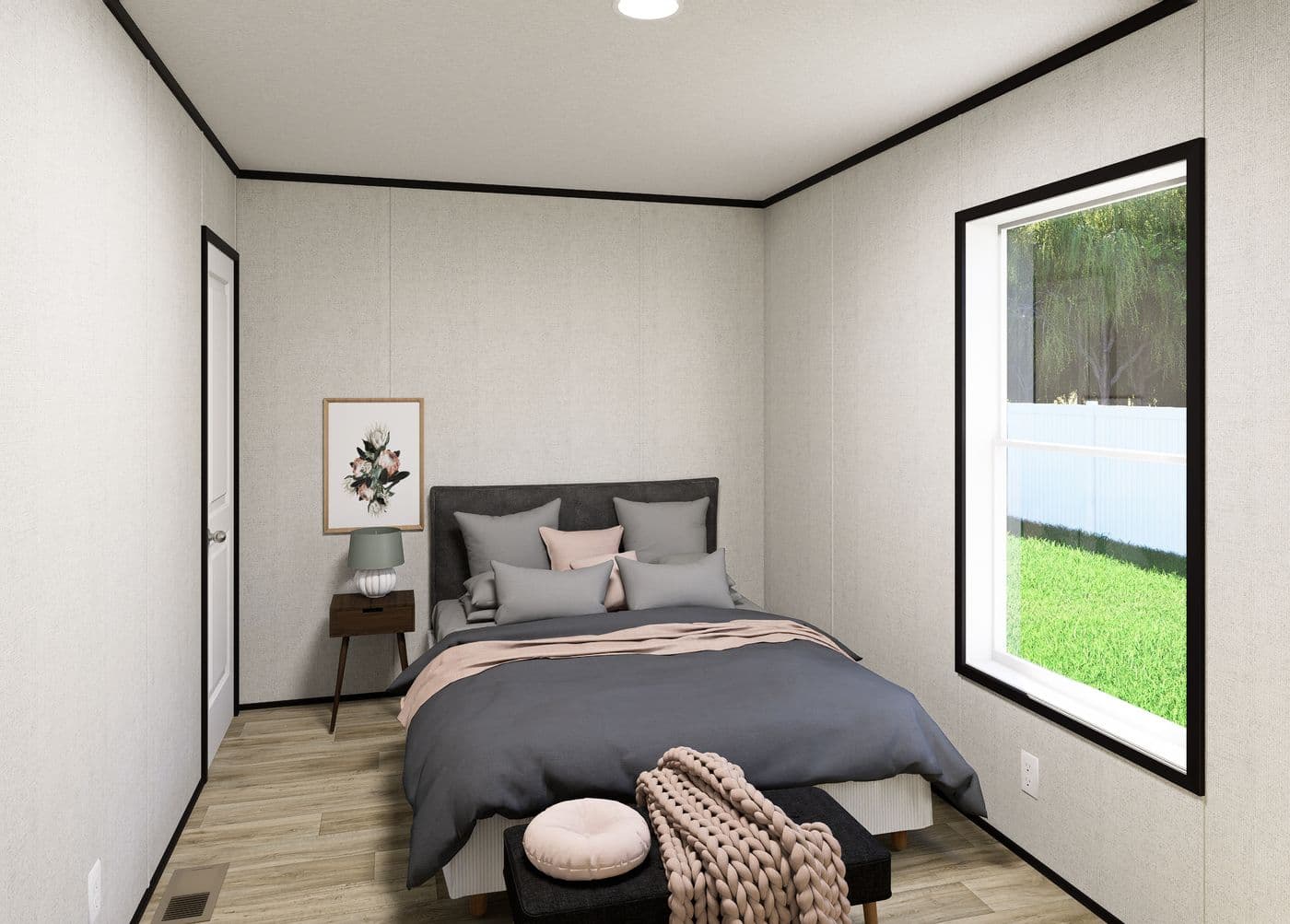 The NORTHSTAR 16X76 Guest Bedroom. This Manufactured Mobile Home features 3 bedrooms and 2 baths.