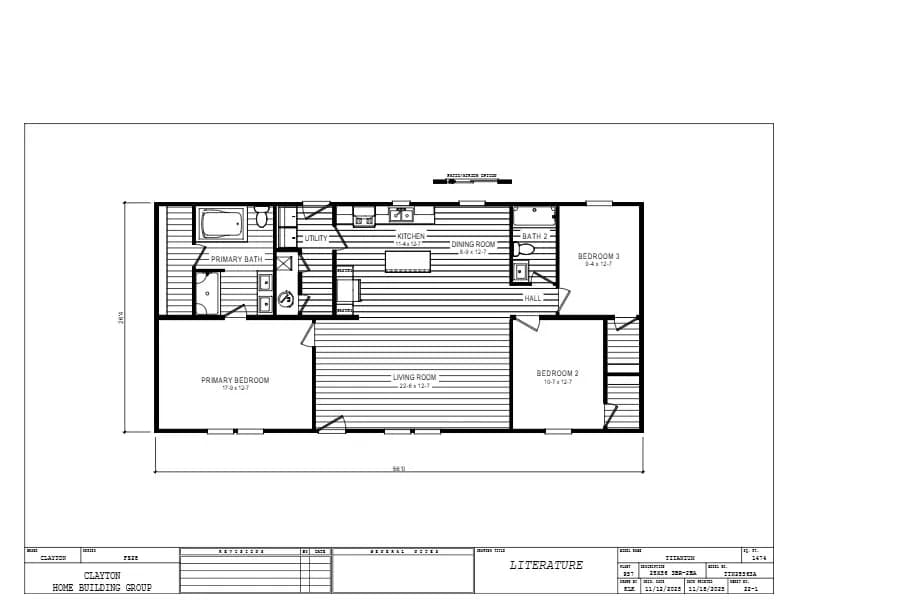 Floor plan for TITANIUM (MOVE IN READY)