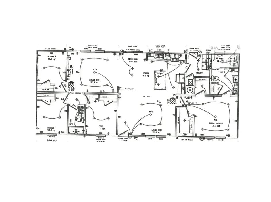 Floor plan for Reading Railroad