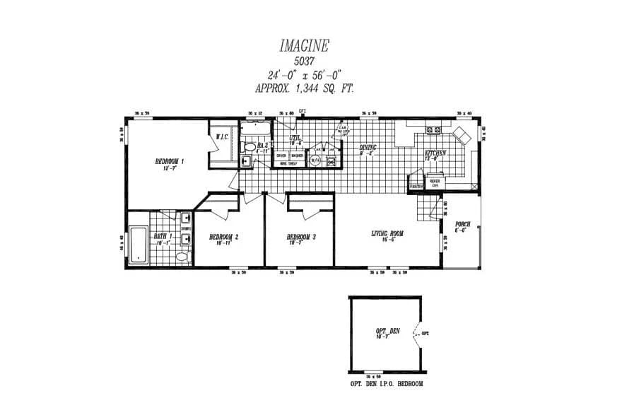 Floor plan for 5037 IMAGINE- Move-in Ready!