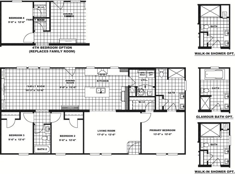 Floor plan for Lot 3 Tripple Creek