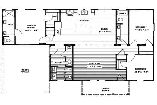Floor plan for HAWTHORNE