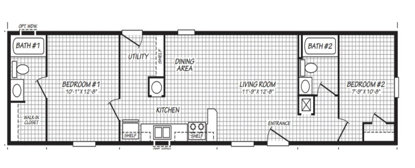 Floor plan for Move in Ready!